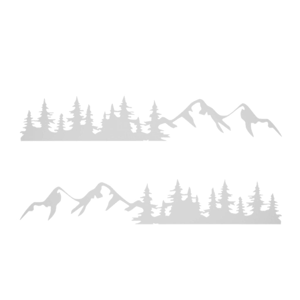 Car Side Body Sticker Decal Mountains For RV SUV Camper Motorhome Van Caravan