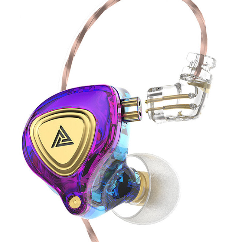 Dynamic In-Ear Earphones Noise Cancelling Sport Music Headphones with Detachable Cable