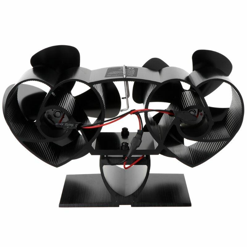 8 Blades Fireplace Fan Stove Fan Heated Fan Heat Powered Eco Fan