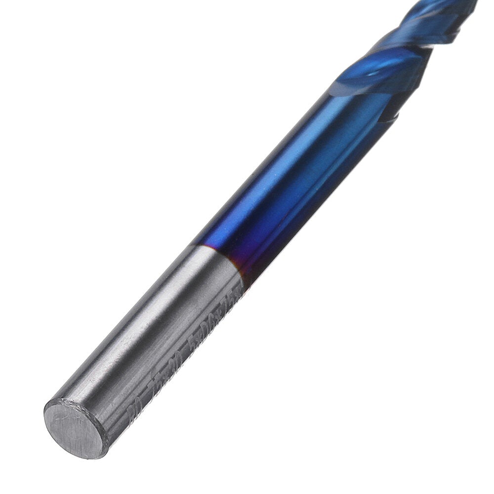 NACO-blue 2 Flutes Ball Nose End Milling Cutter R0.25/ R0.5/ R0.75/ R1.0 *15*D4*50 Milling Cutter
