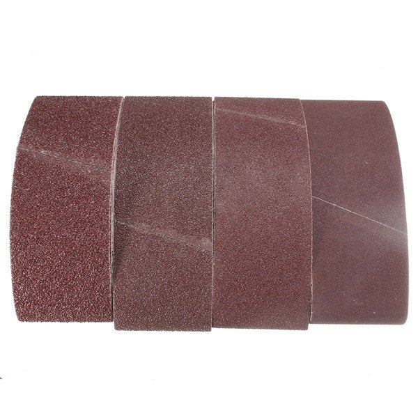 20pcs 75mm x 457mm Sanding Belts Power Tool Sander Mixed Grit Grinding Sanding Belts 40/60/80/120 Gr