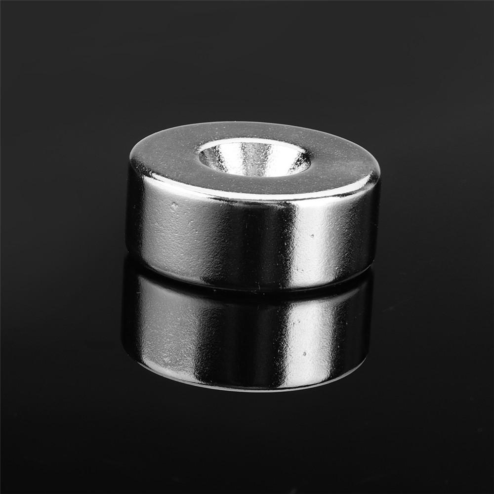 10pcs 25mmx10mm 5mm Hole Round Magnet Ring Rare Earth Neodymium Magnets