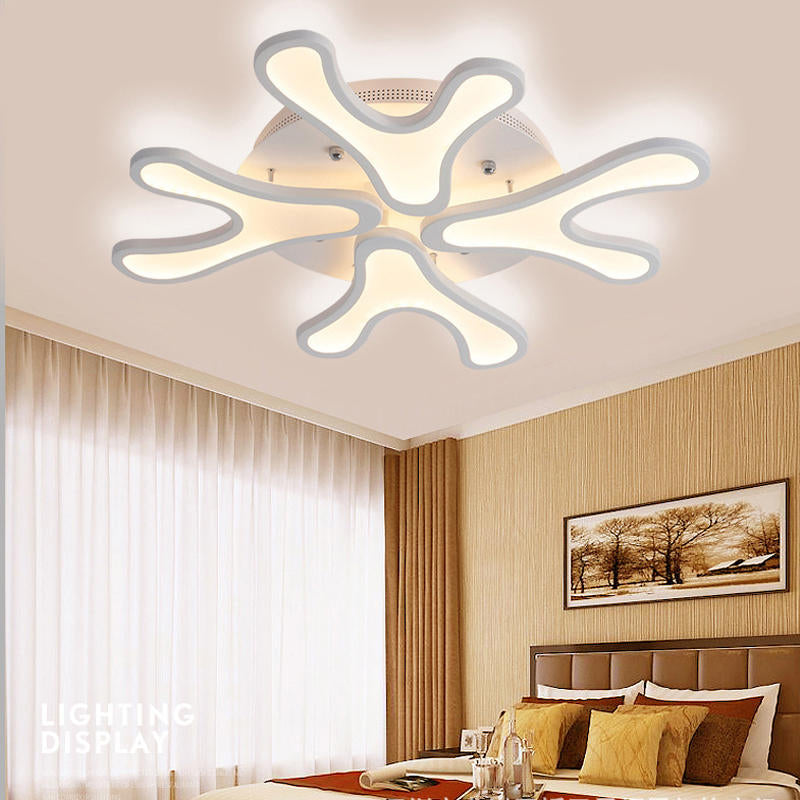 LED Modern Ceiling Light For Living Dining Room Bedroom Deer Antler Chandelier