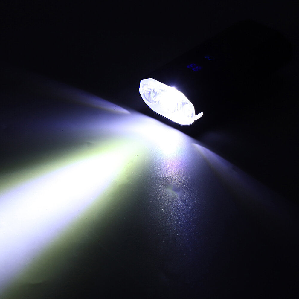 Bicycle Handlebar Flashlight1200LM Bike Headlight Support High Capacity Power Bank Dual Distance Beam Rechargeable LED for Electric Bike Scooter