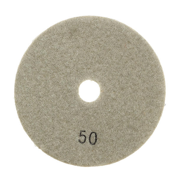 8pcs 4 Inch Polishing Pads Set 50-3000 Grit 100mm Dry Diamond Polishing Pads With Backer