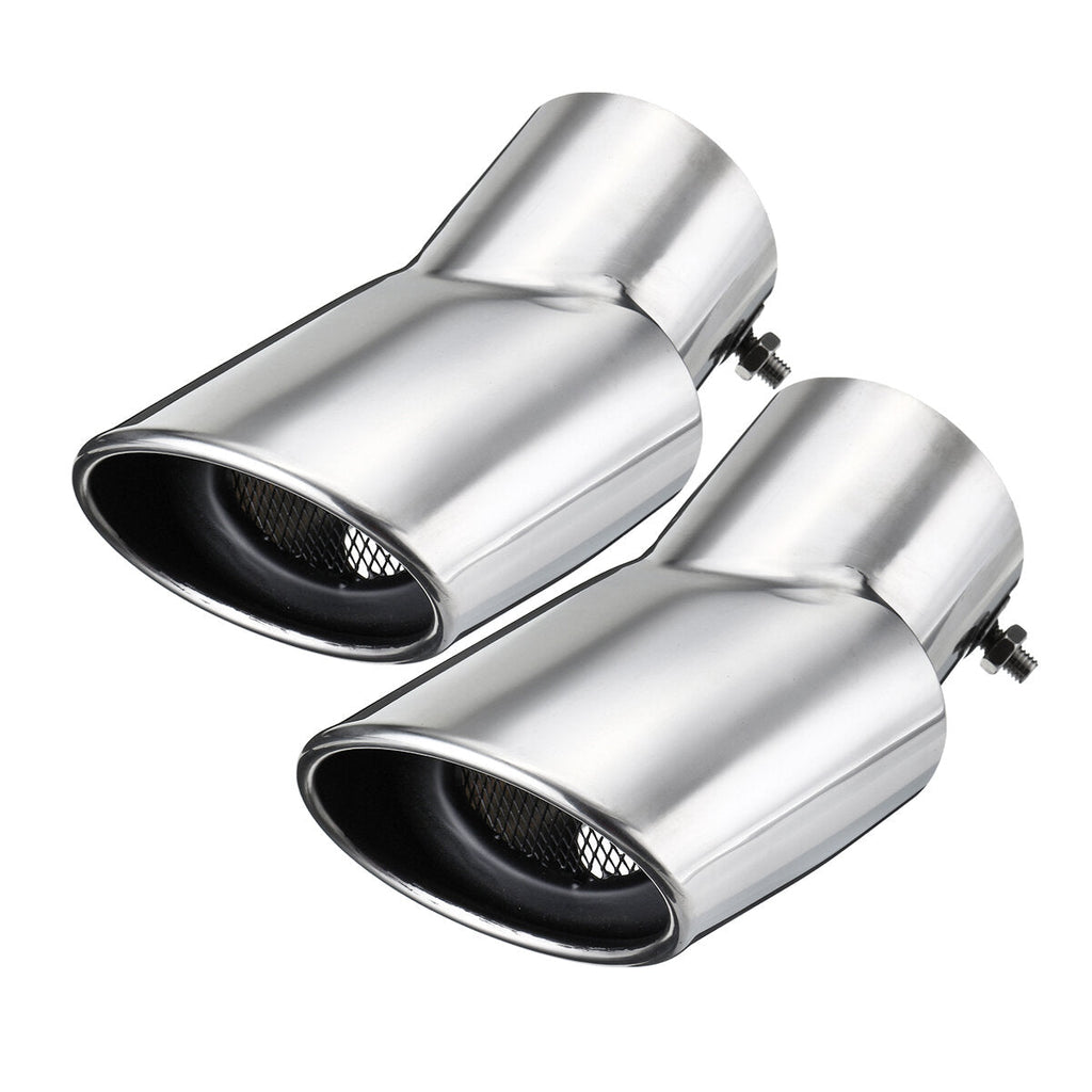Pair Stainless Steel Exhaust Muffler Tail Pipe For Land Rover Sport