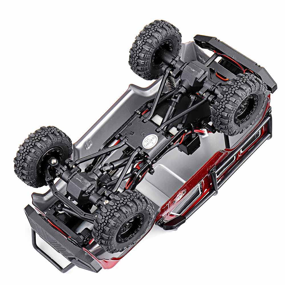 2.4G RC Car 4WD 15KM/H Vehicle RC Rock Crawler Off-road Two Battery