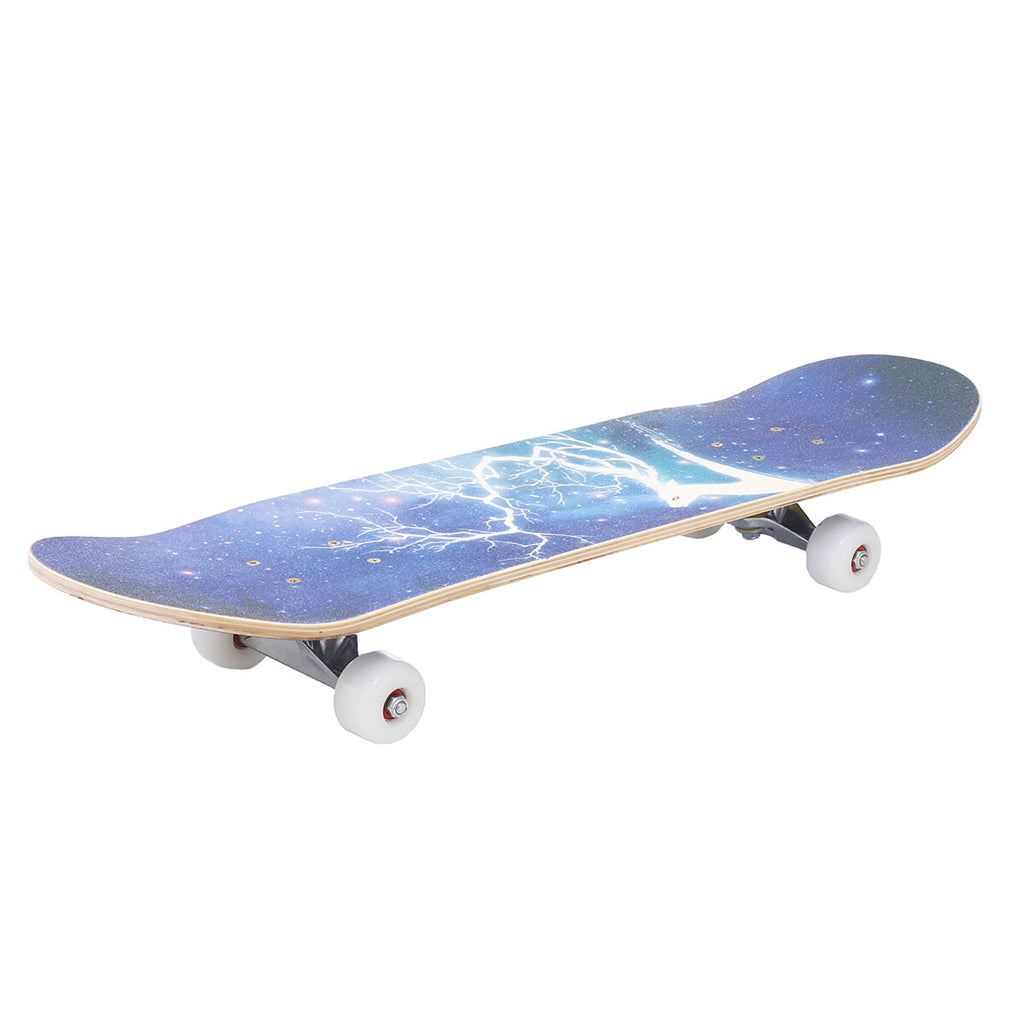 80x20cm Complete Skateboard for Beginner Good Board Double Kick LED Wheels for Extreme Sports Outdoor