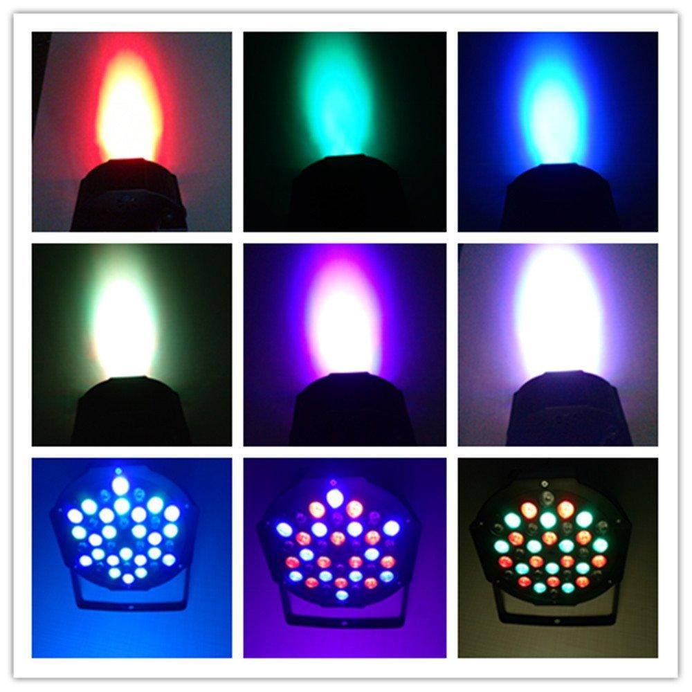 36W RGB LED Stage Light PAR Light Projector Party DJ Light