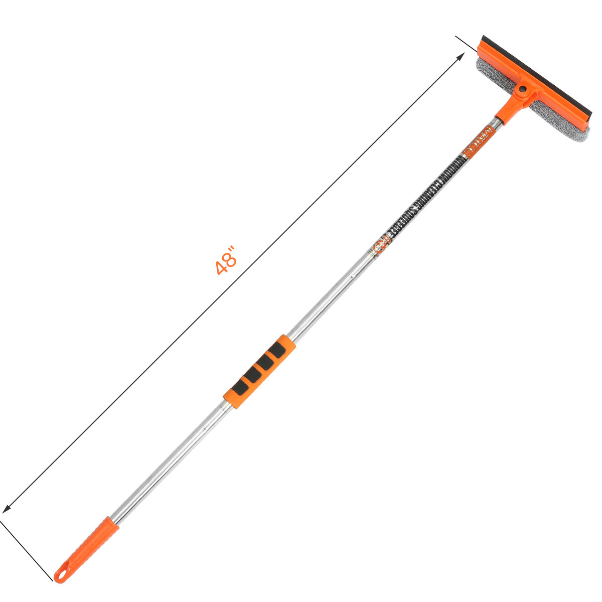115cm Window Cleaning Squeegee EVA Mop Cover w/ Sponge Rotatable Brush Head Household Accessories