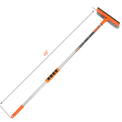 115cm Window Cleaning Squeegee EVA Mop Cover w/ Sponge Rotatable Brush Head Household Accessories