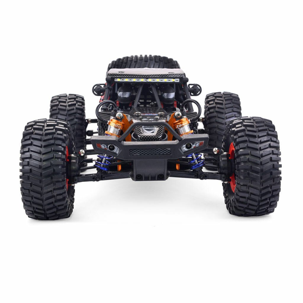 4WD 2.4G Desert Truck Brushless RC Car High Speed Off Road Vehicle Models 80km/h W/ Spare Tire