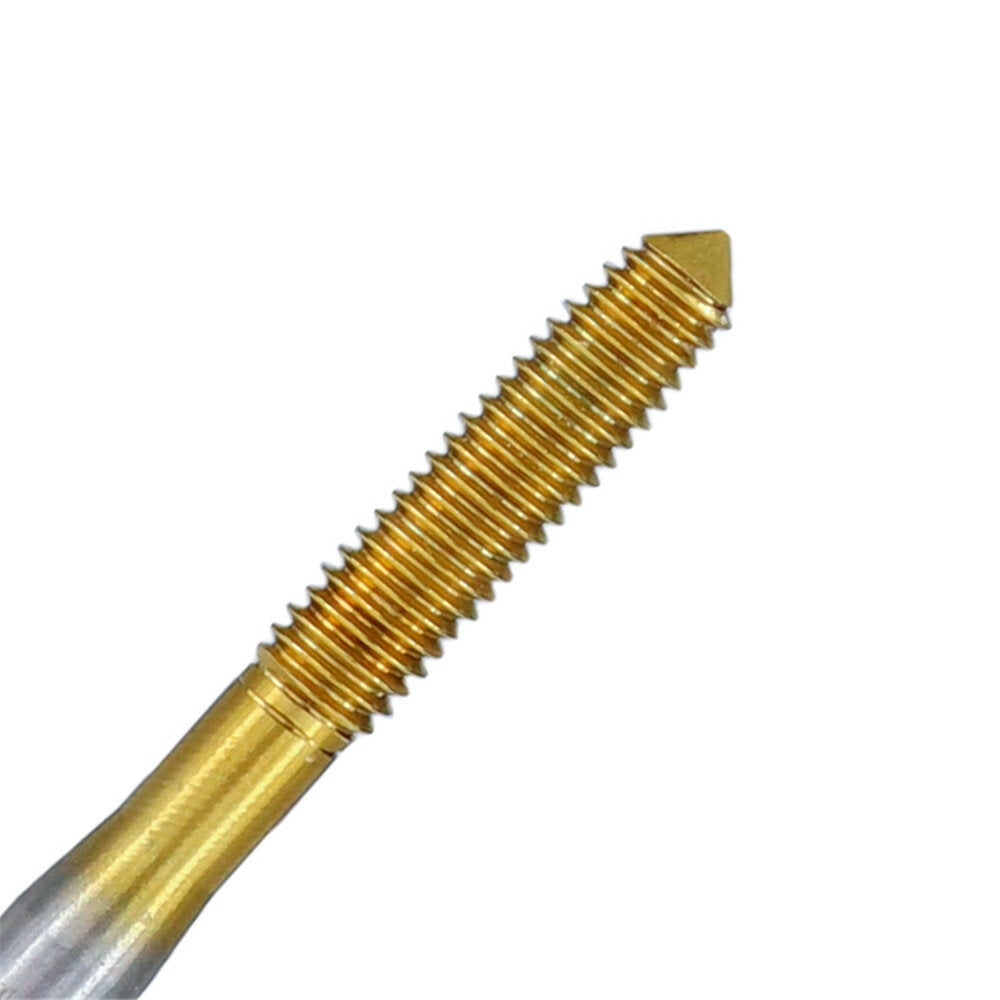Titanium Coating Extrusion Taps M2-M12 Fluteless Forming Machine Plug Taps Metric Screw Thread Tap