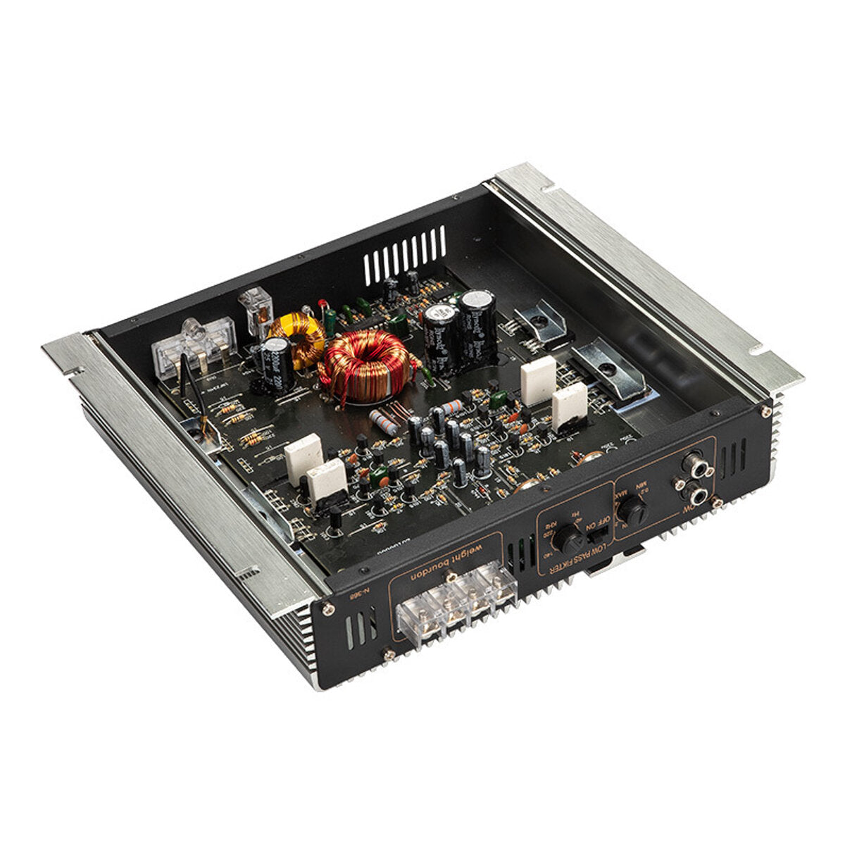 12V 2200W Car Audio Stereo Power Amplifier 2 Channel Class A/B Stereo Surround Subwoofer FM