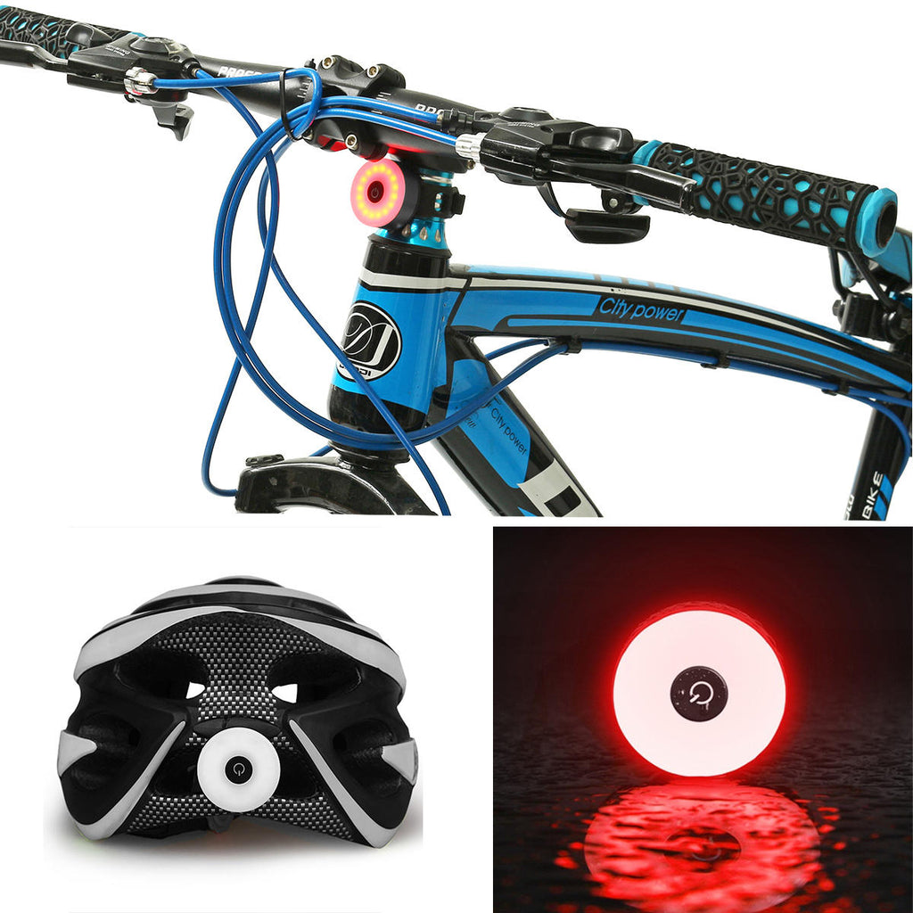 LED Cycling Rear Warning Light 5 Modes USB Rechargeable Waterproof Bike Tail Light