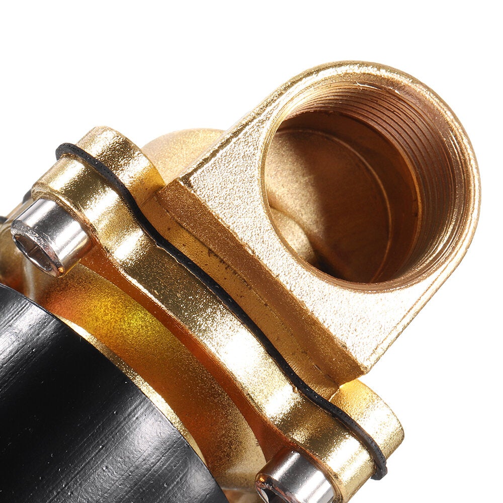 3/4 Brass Electric Solenoid Valve AC 220V/DC 12V/DC 24V Normally Closed Water Air Fuels Valve