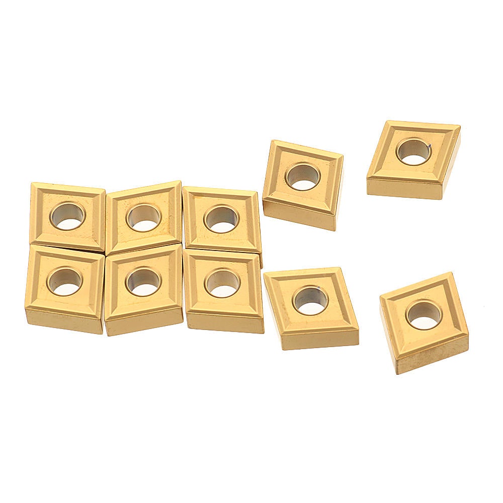 10pcs CNMG120404 MS CVD External Turning Tool Carbide Insert Cutting for DCLNR/L