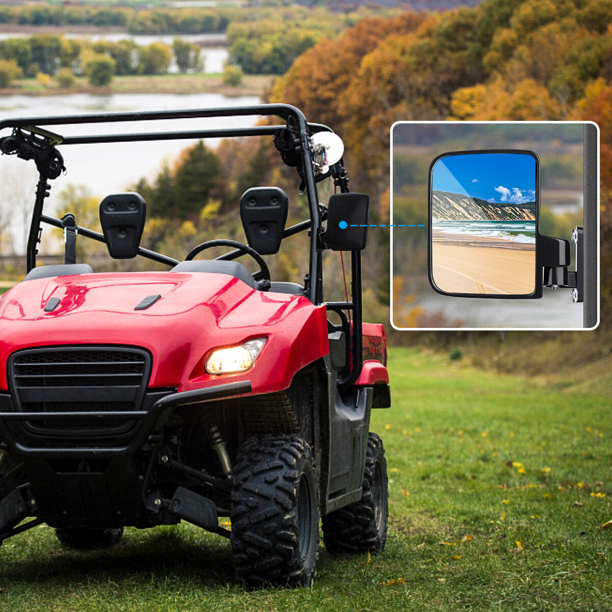 Golf Cart Side View Car Mirror