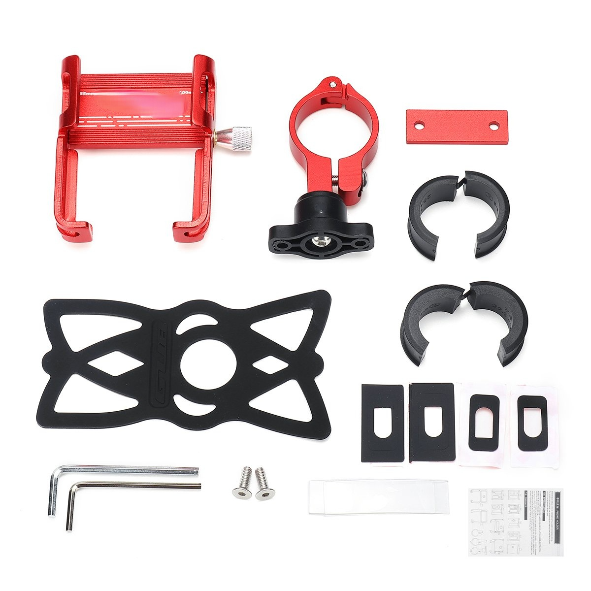 360° Aluminum Motorcycle MTB Bicycle Bike Handlebar Phone Holder Phone Mount GPS Holder