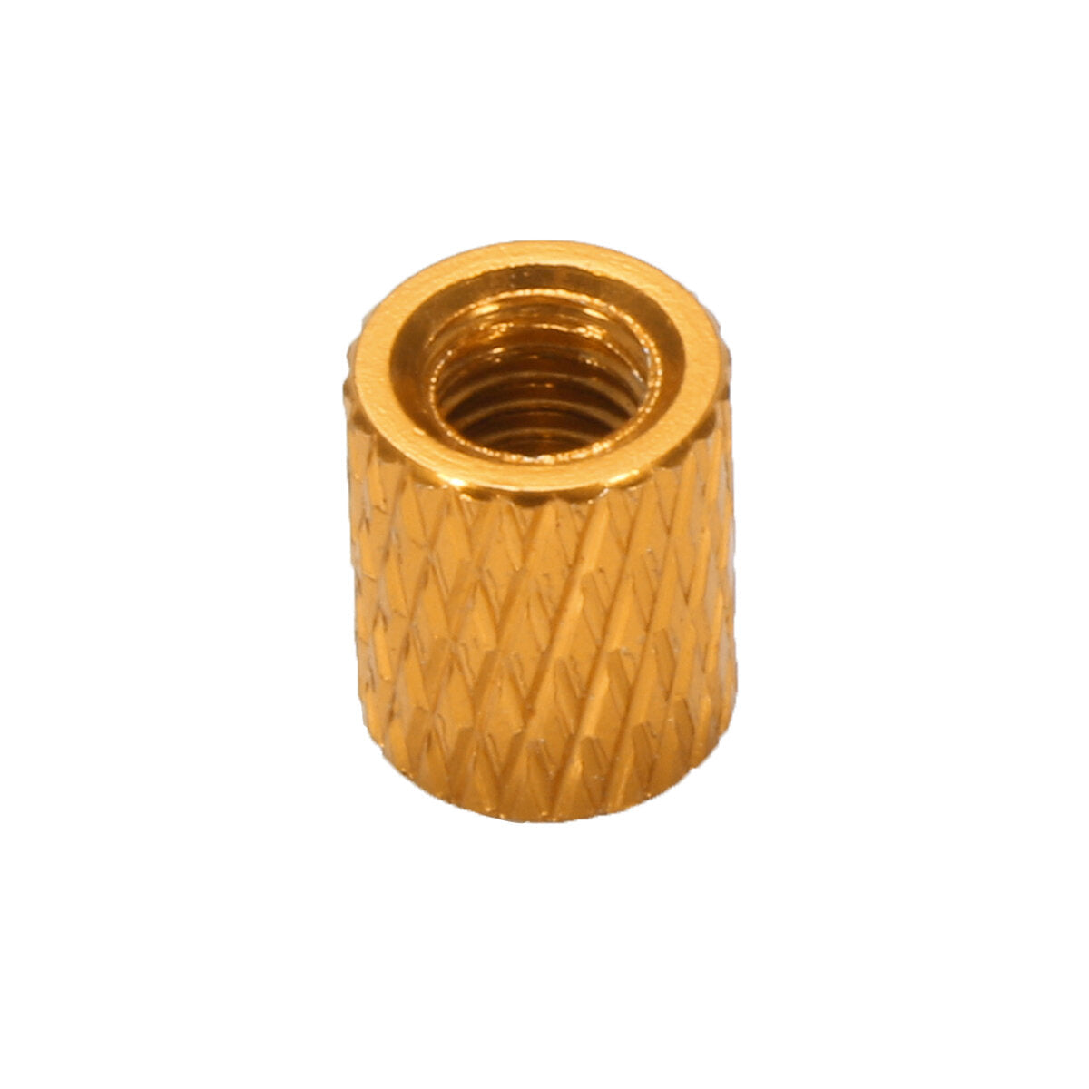 M3AS1 10Pcs M3 6mm Knurled Standoff Aluminum Alloy Anodized Spacer
