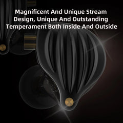 Dynamic In-Ear Earphones Monitor Metal Wired Earphone ENC Noise Cancelling Sport Music Headphones with Detachable Cable