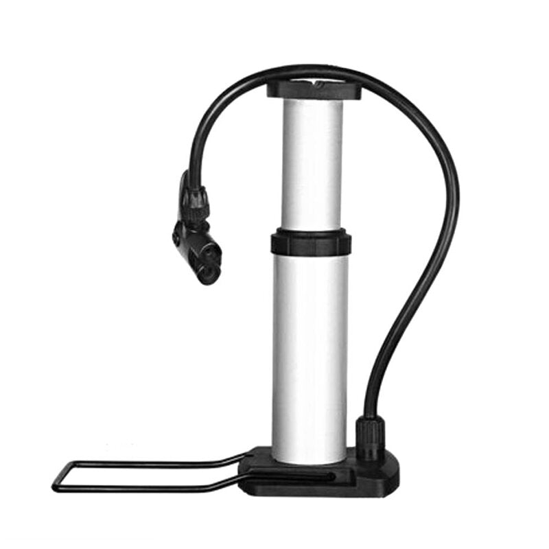 120PSI Cycling Bicycle Foot Activated Pump Aluminum Alloy Mini Mountain Road Bike Pump