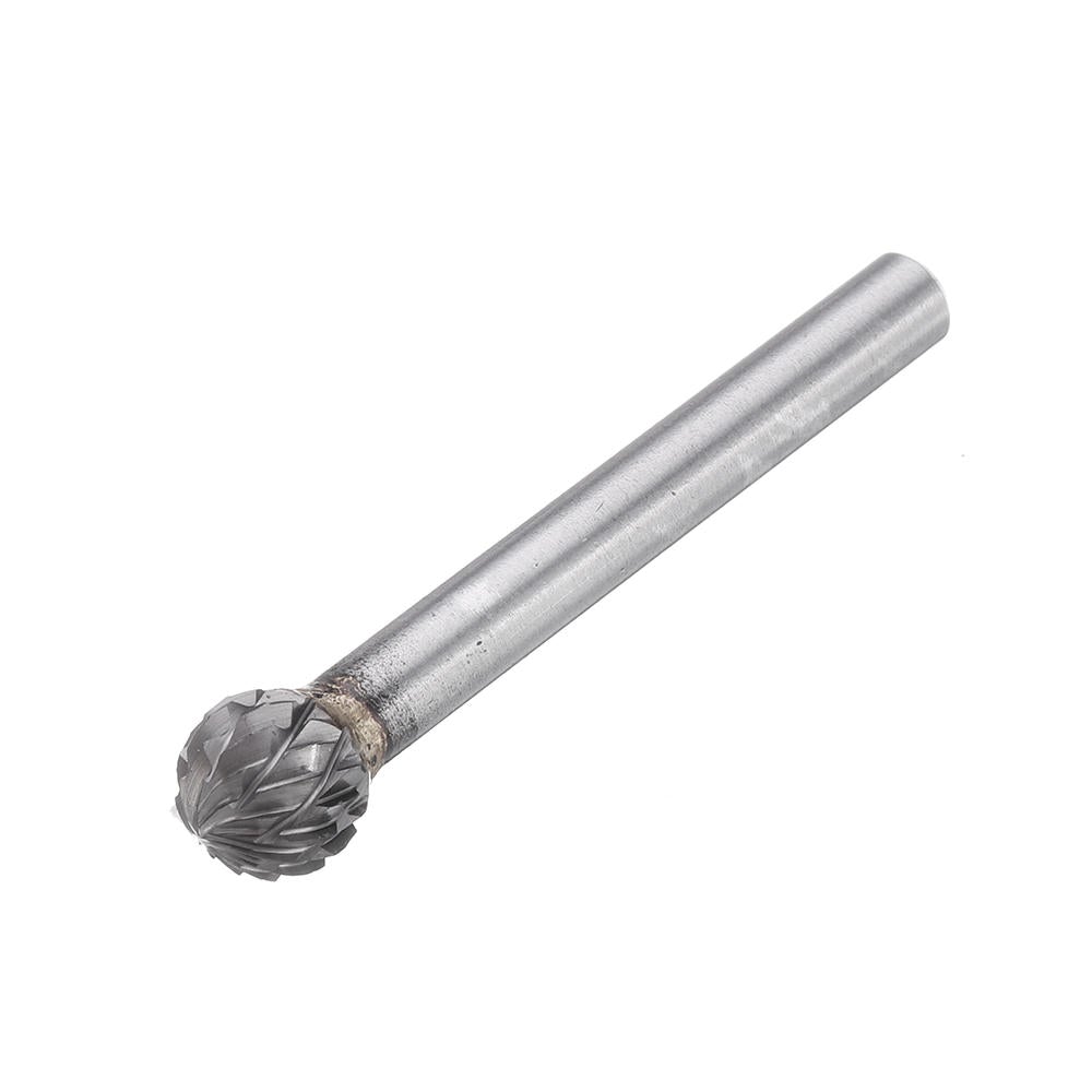 5Pcs DGCFA 6x10mm Double Cut Tungsten Carbide Rotary Burr Set 6mm Shank for DIY Wood Carving Metal Polishing Engraving Drilling