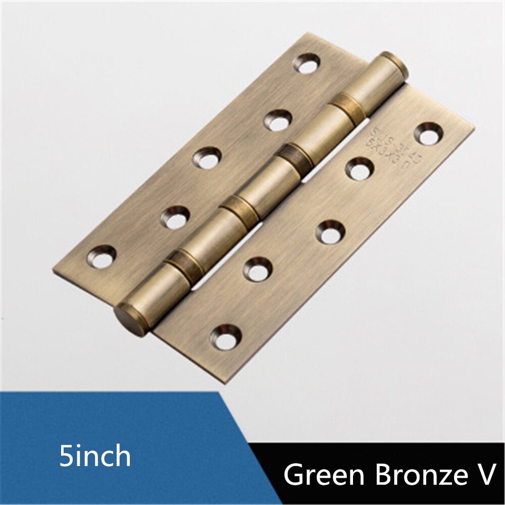 Stainless Steel Flat Opening Silent Bearing Hinge For Door Indoor Door Wooden Door Hinge For Common Door Leaf