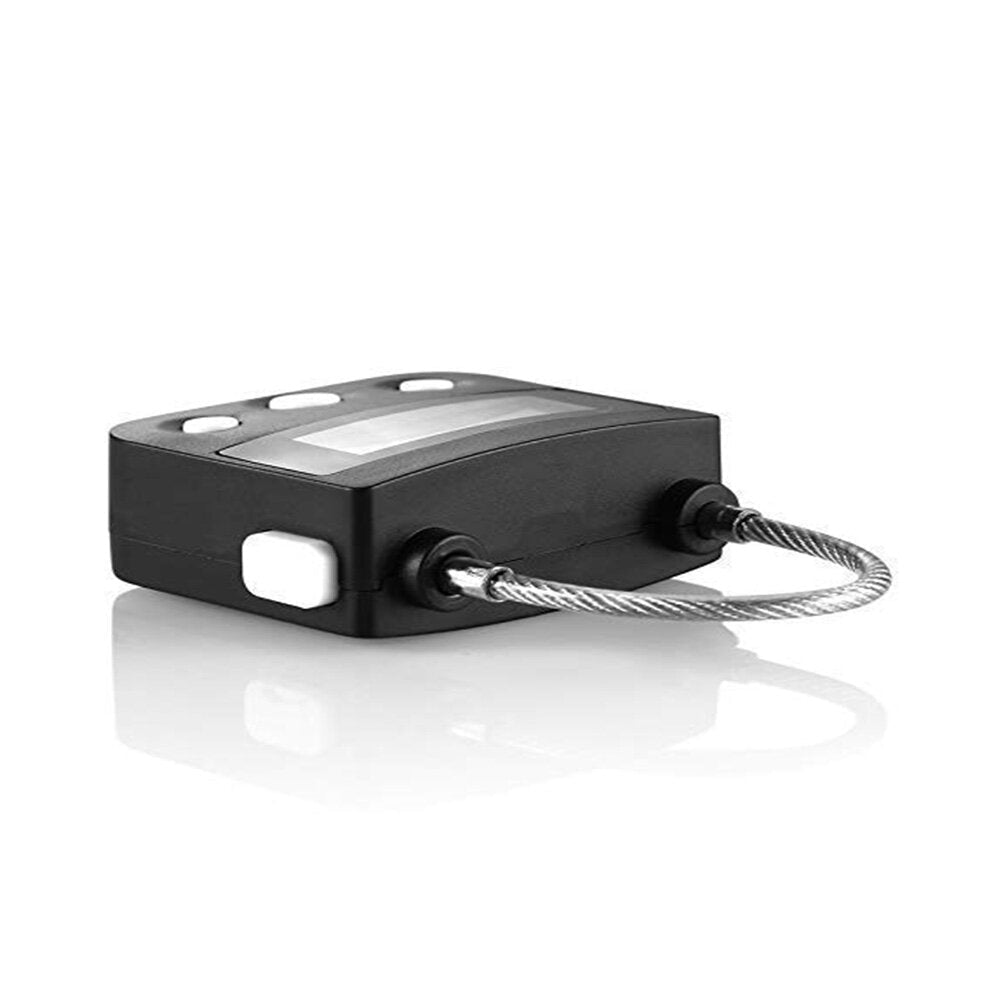 99 Hours USB Rechargeable Time out Padlock Max Timing Lock Digital Timer Alarming Padlock w/ LCD Display Screen