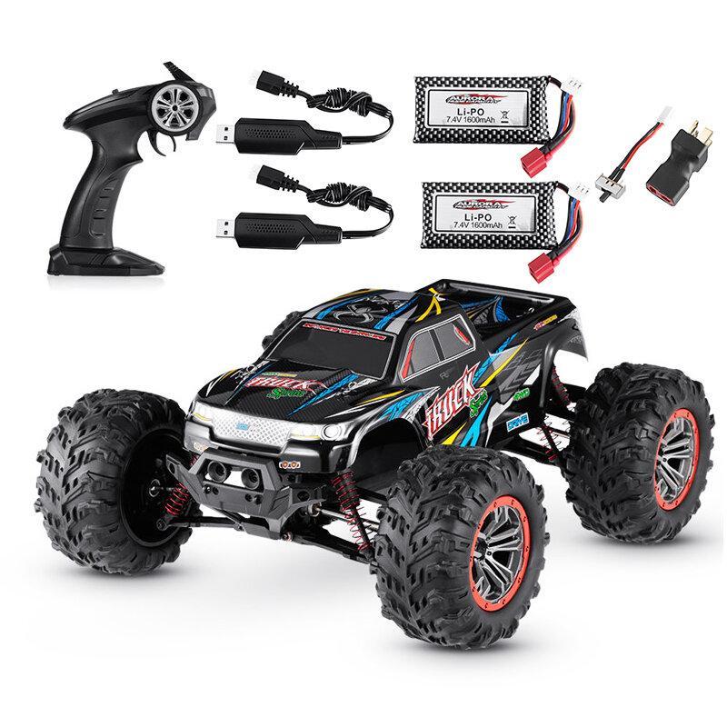 With Two Battery Motor 1/10 2.4G 4WD 46km/h RC Car Vehicles Short Course Truck Model