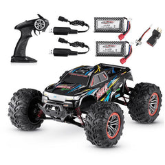 With Two Battery Motor 1/10 2.4G 4WD 46km/h RC Car Vehicles Short Course Truck Model