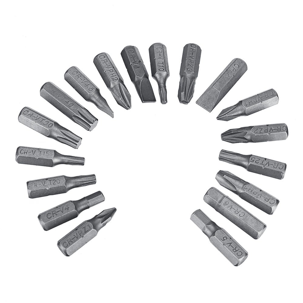 108pcs Screwdriver Bit Set Cross Torx Short Drill Screw Driver Multifunction Hex Pozidriv Magnetic Drill Bit