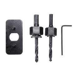 19Pcs Hole Saw Cutter Kit with 13Pcs Blades 19-152mm Woodworking Holesaw Cutting Drill Bit Set for Soft Wood, Plywood, Drywall, PVC