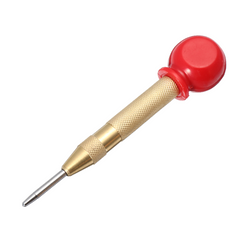 4-piece Set Includes 6mm Capped Center Punch Locator and 3pcs HSS Hexagonal Shank Step Drill