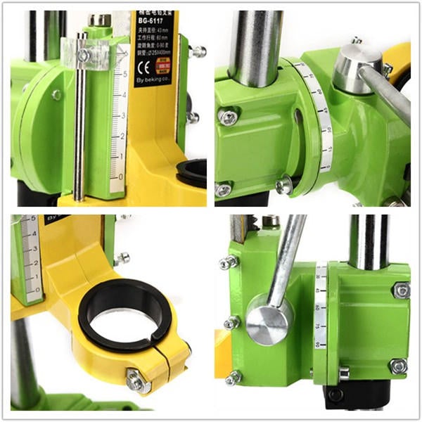 Bench Drill Stand/Press Mini Electric Drill Carrier Bracket 90 Rotating Fixed Frame
