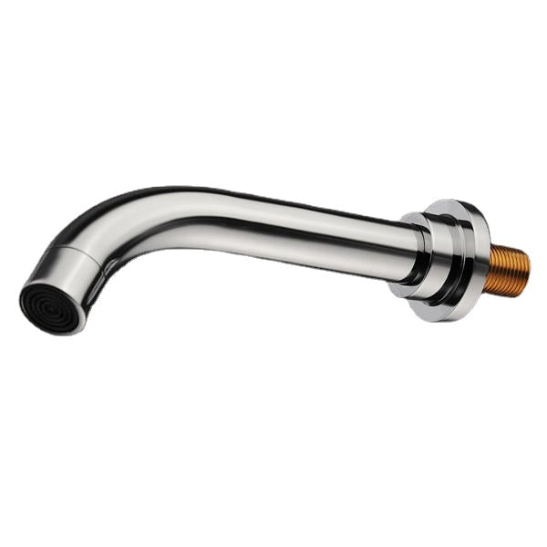 Chrome Brass Modern Wall Mounted 3 Hole Bath Faucet Tap