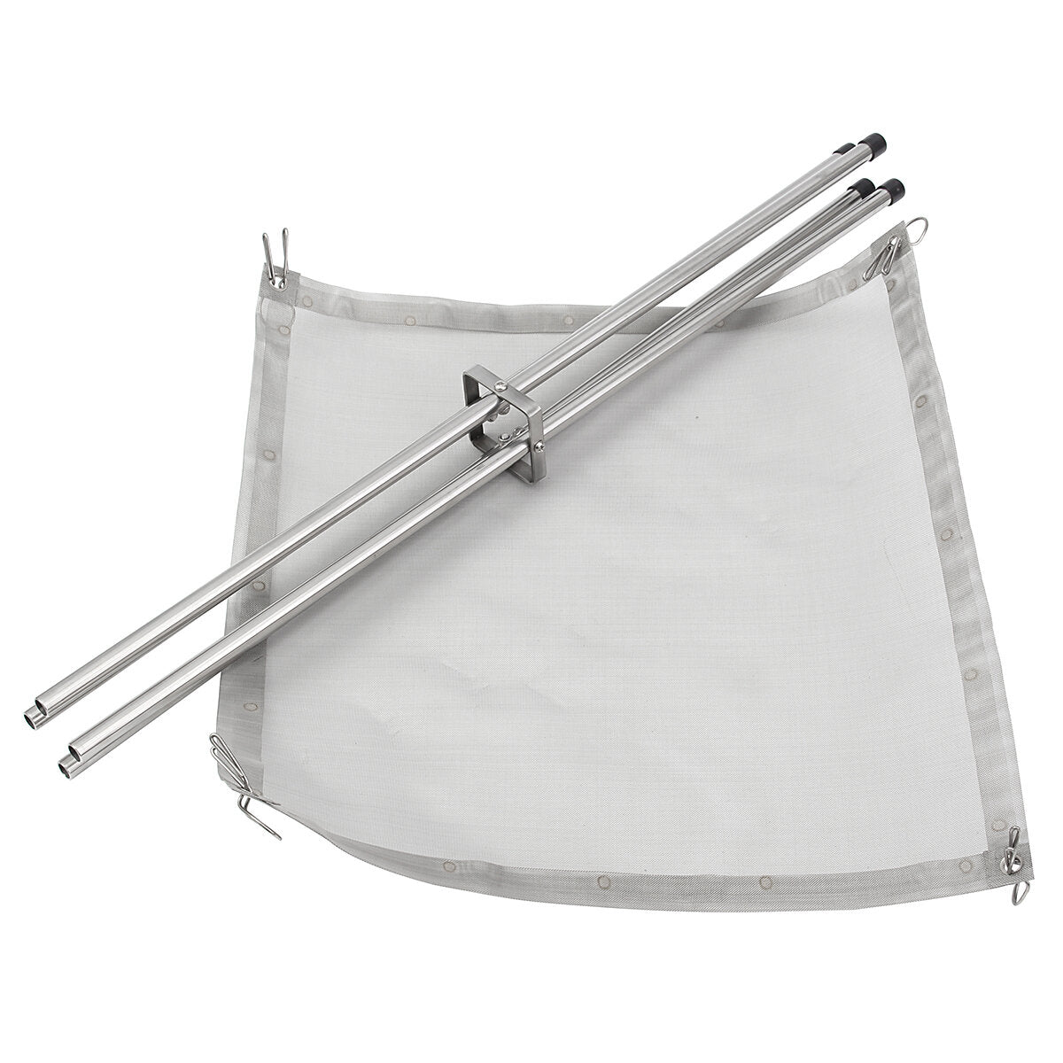 Folding Camp Stove Fire Frame Stand Wood Burning Grill Stainless Steel Rack Heater