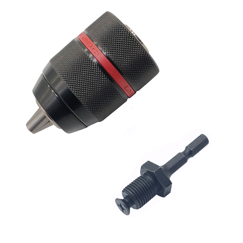 2-13mm Keyless Drill Chuck Hex Shank SDS Socket Square Self-tightening Chuck Electric Hammer Electric Drill Conversion Chuck