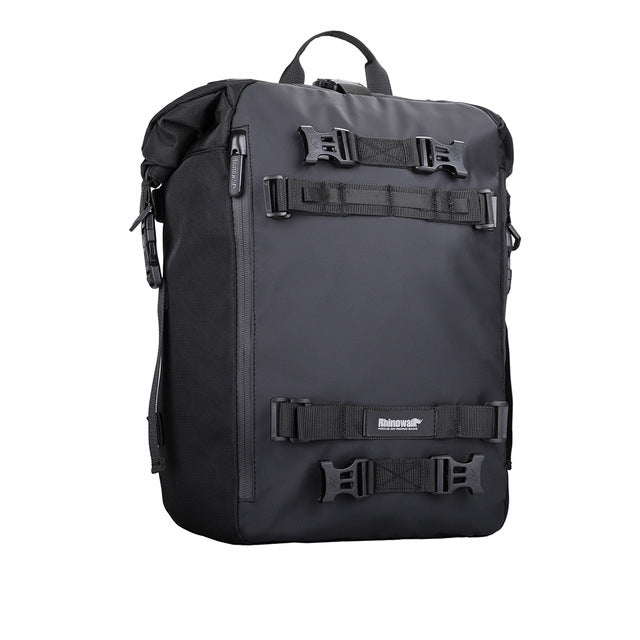 Bike Motorbike Rear Seat Rack Pannier Bag Waterproof Backpack Outdoor