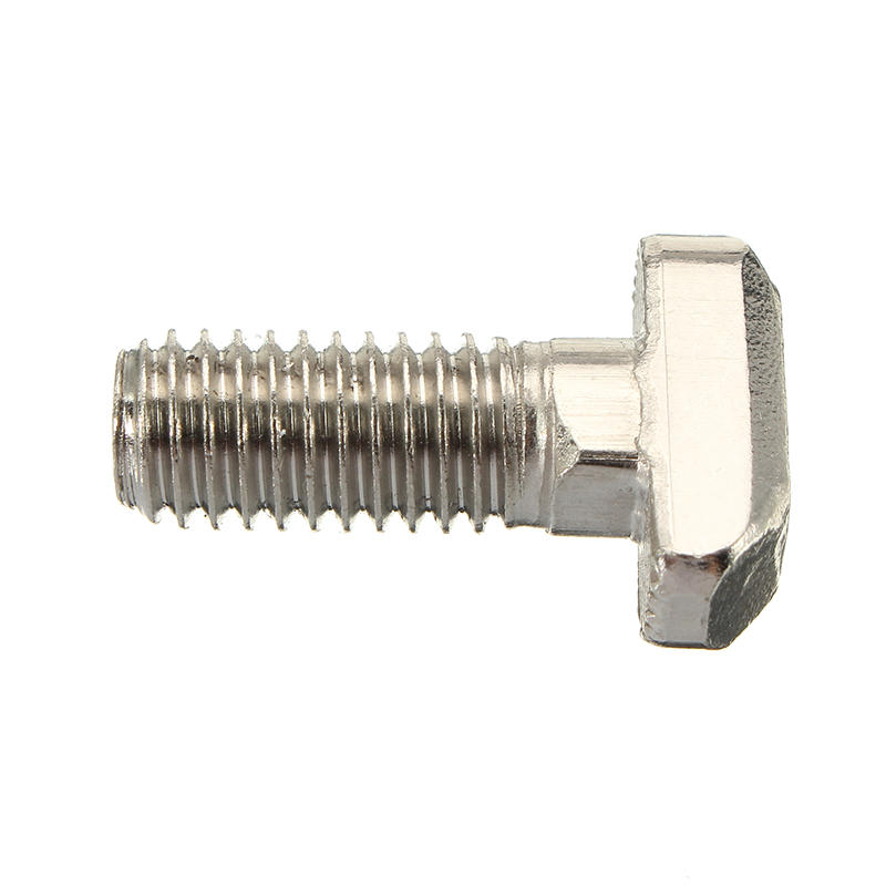 10Pcs M8 40 T-Bolt Carbon Steel European Standard Screws