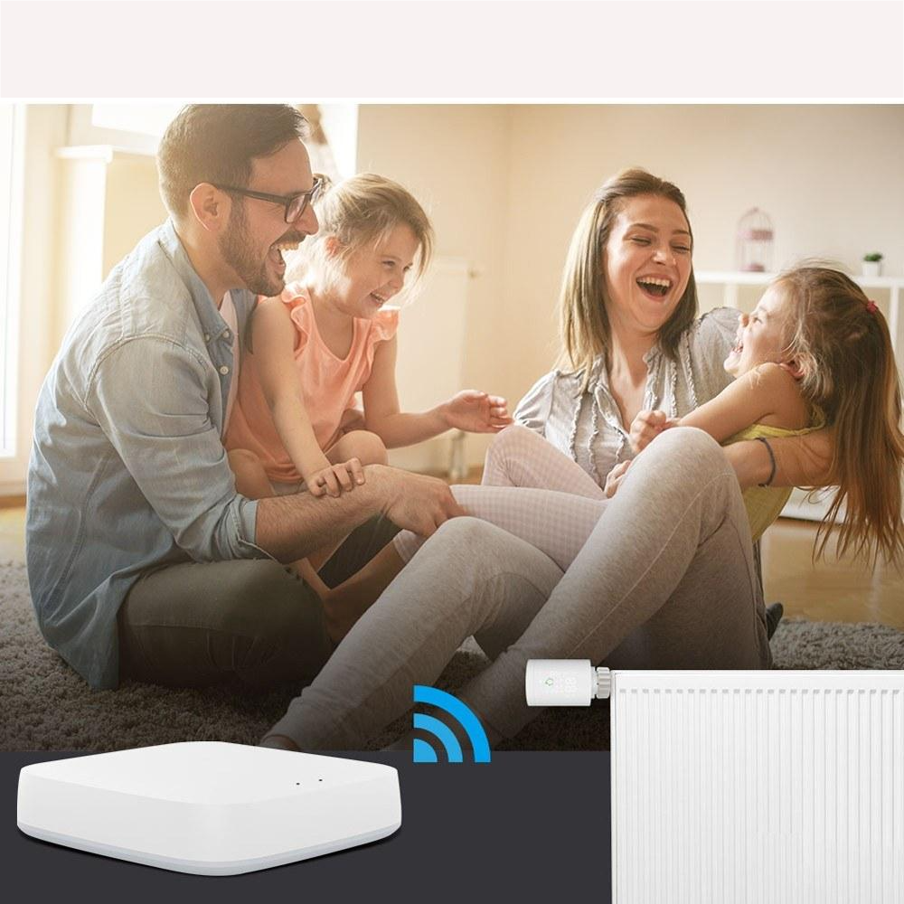 Intelligent Radiator Actuator Programmable Thermostatic Valve Temperature Controller Voice Control via Alexa