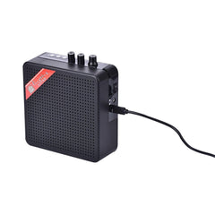 Mini 5W 9V Battery Rechargeable Portable Guitar Bass Amp Amplifier Speaker