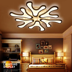 LED Modern Ceiling Light For Living Dining Room Bedroom Deer Antler Chandelier