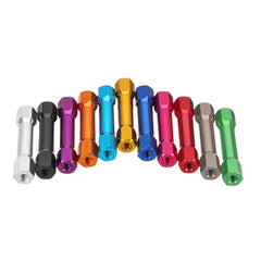 10Pcs M3 25mm Hex Standoff Hexagon Studs Aluminum Alloy Multicolor for PCB, Black