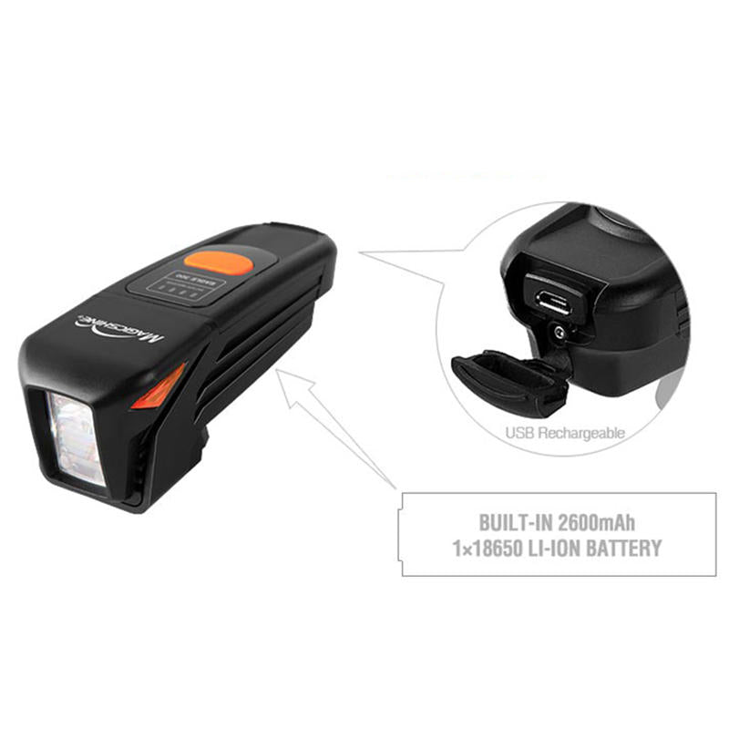 300LM USB Rechargeable Bike Light Xp-G2 LED Bicycle Headlight Anti Glare Light