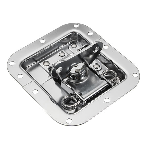Twist Butterfly Draw Latch Rotary Turn Cold Rolled Silver Recessed