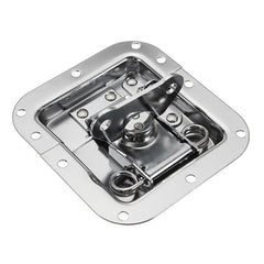 Twist Butterfly Draw Latch Rotary Turn Cold Rolled Silver Recessed
