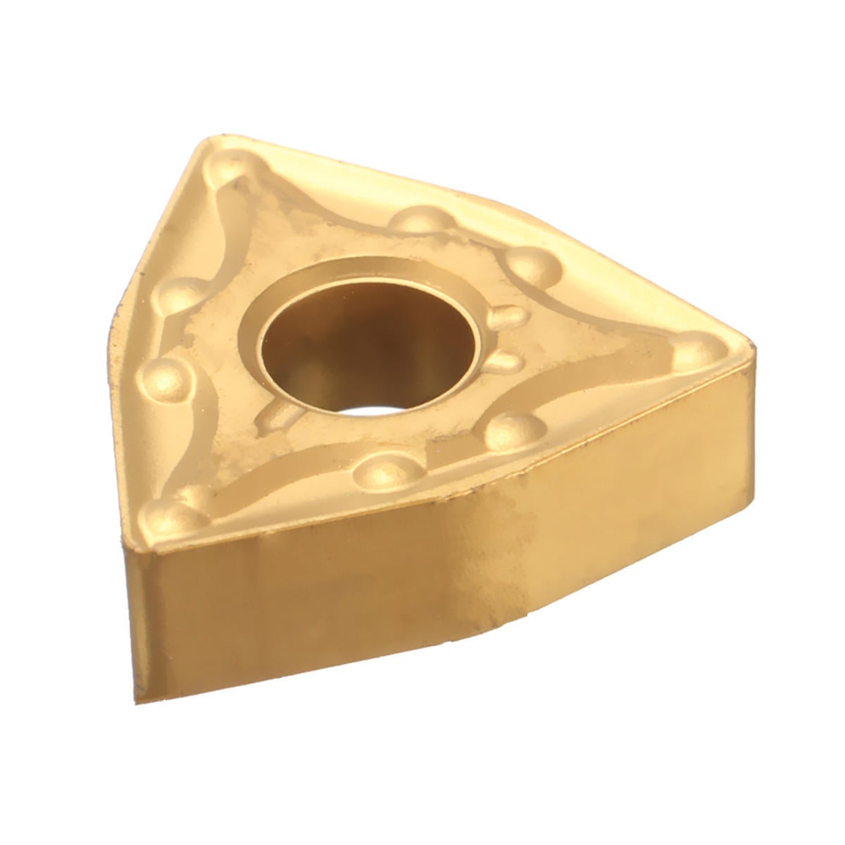 10pcs Titanium Coated Carbide Insert Cutting Tool For CNC Stainless Tool