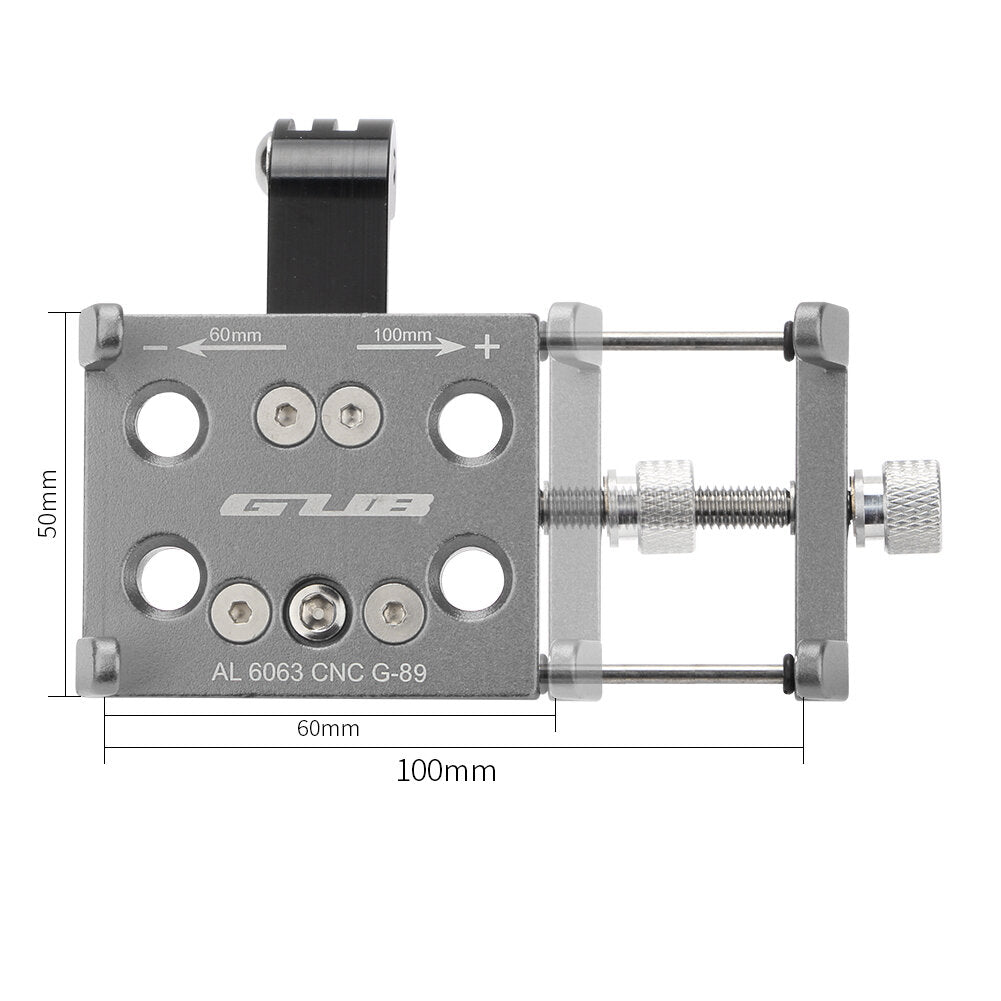 60-100mm Bike Phone Holder Aluminum Alloy 270 Rotation Bicycle Motorcycle Phone Mount Cycling