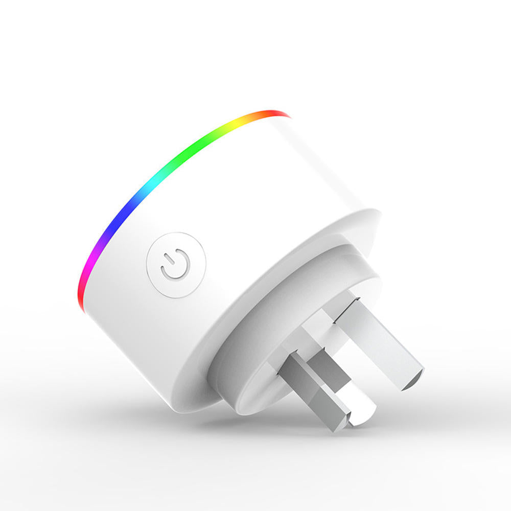 Plug Smart RGB LED Light Smart Wifi Socket Voice Control Works With Alexa Google Home XS-A18 AC100-240V 10A AU